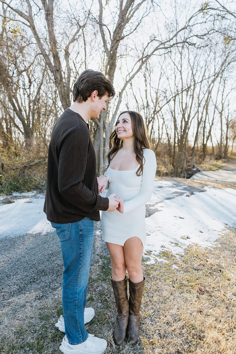 Cassidy and Jake photo shoot moment