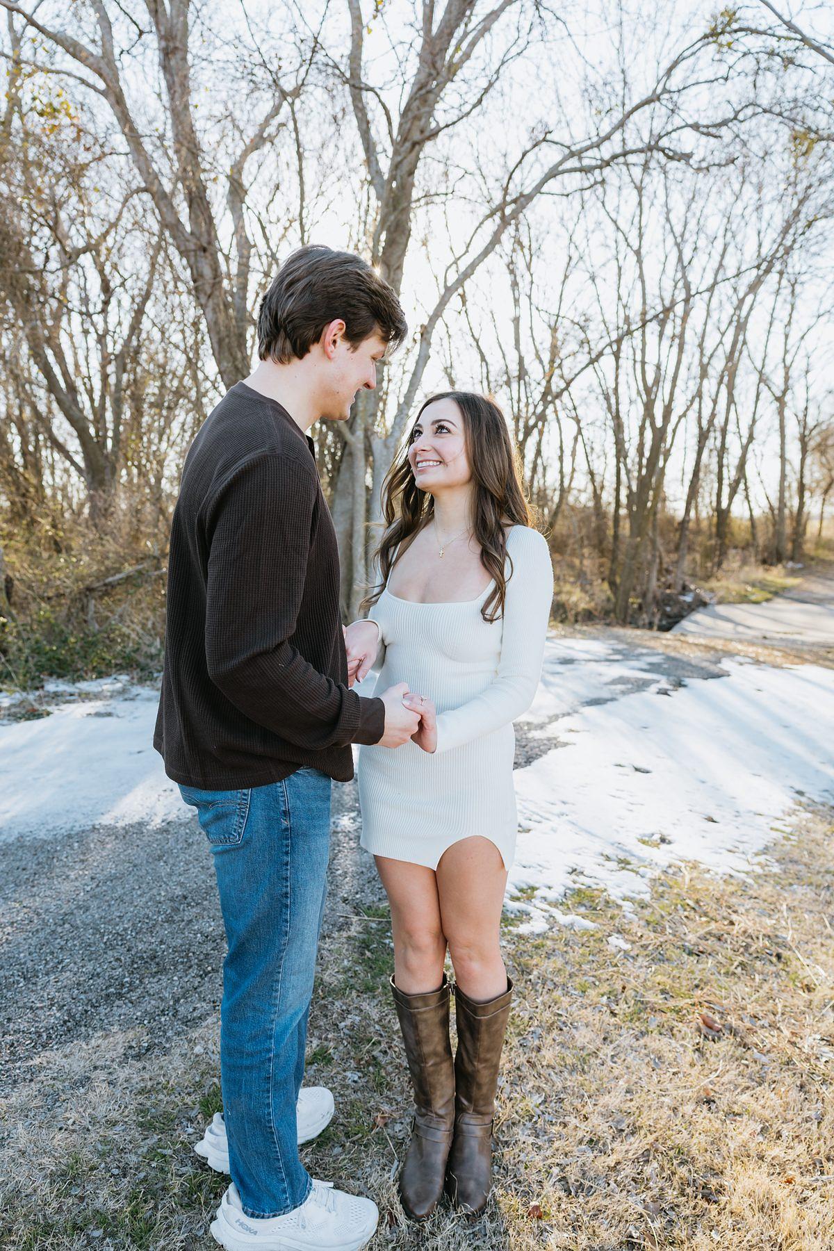 Cassidy and Jake photo shoot moment