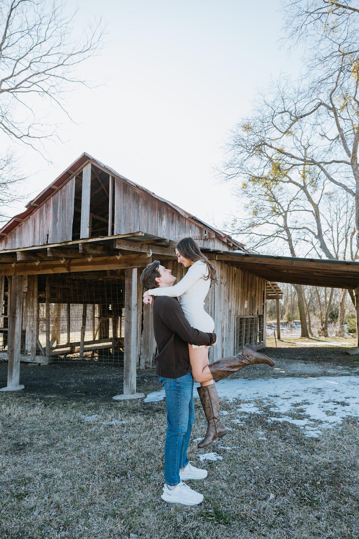 Cassidy and Jake photo shoot moment