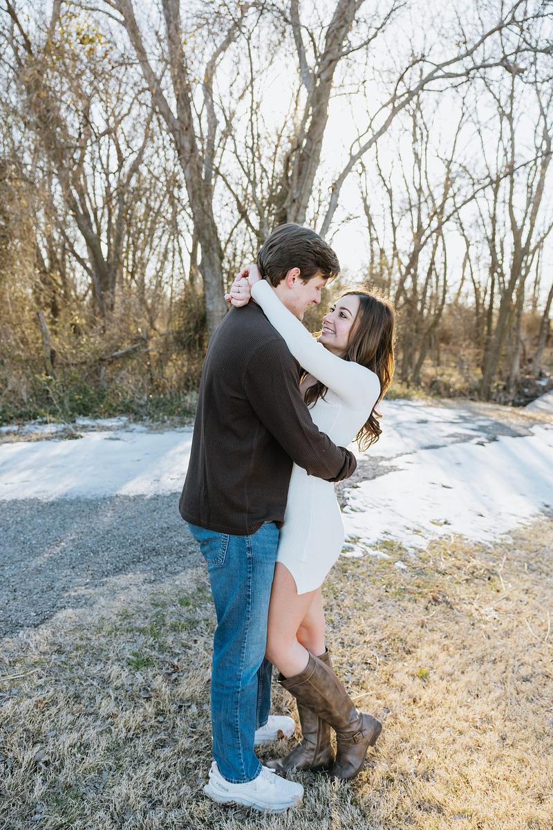 Cassidy and Jake photo shoot moment