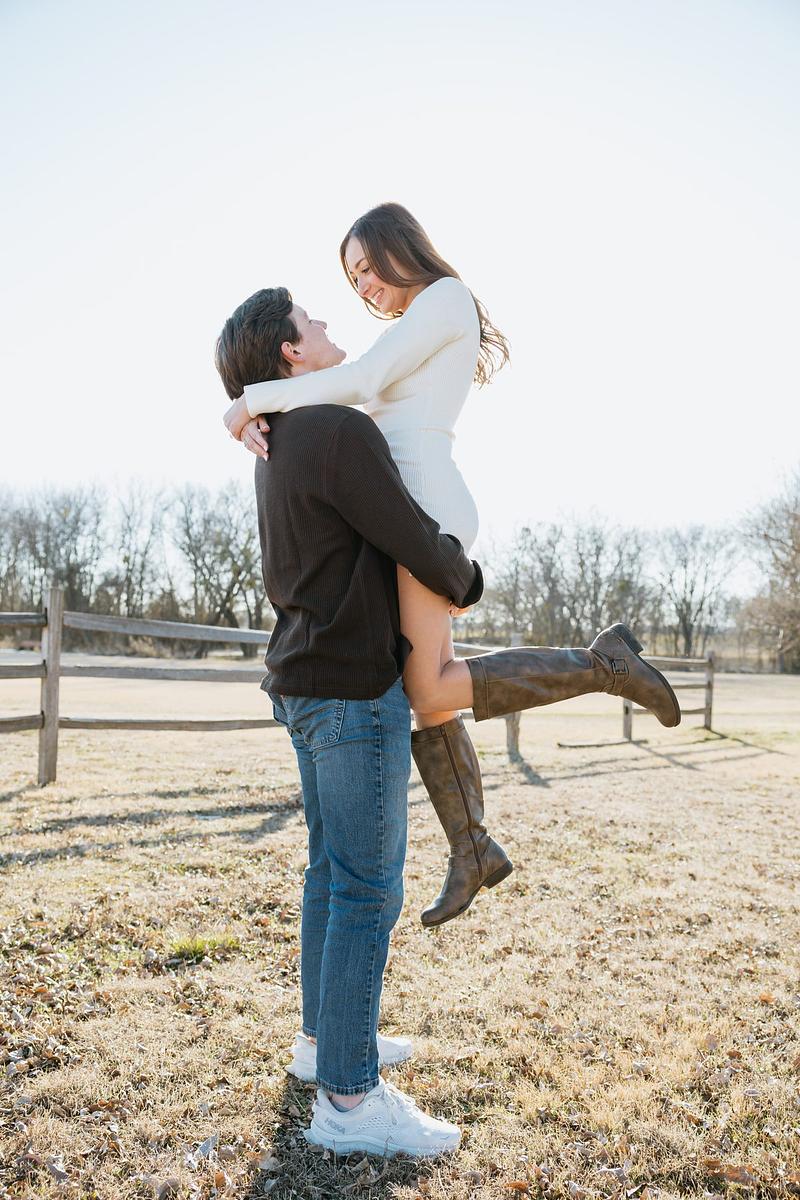 Cassidy and Jake photo shoot moment