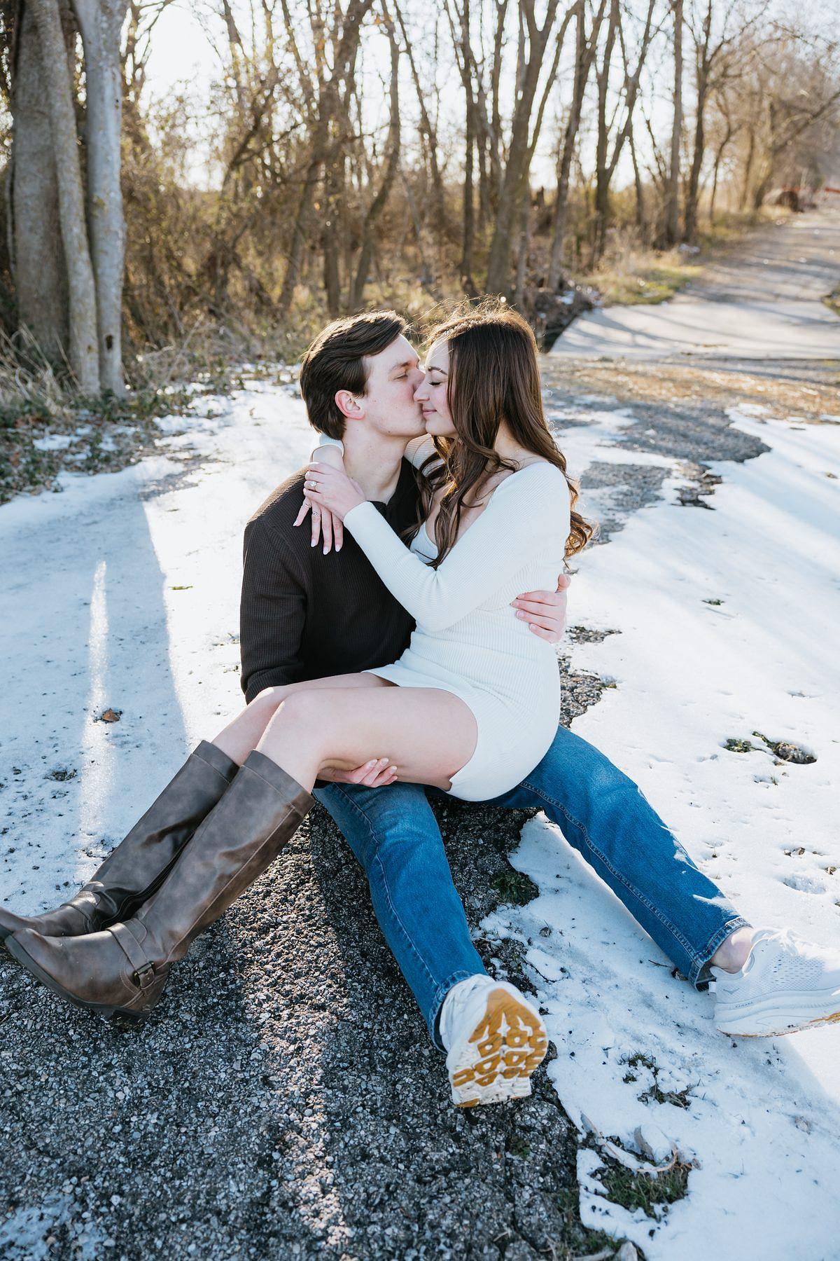 Cassidy and Jake photo shoot moment