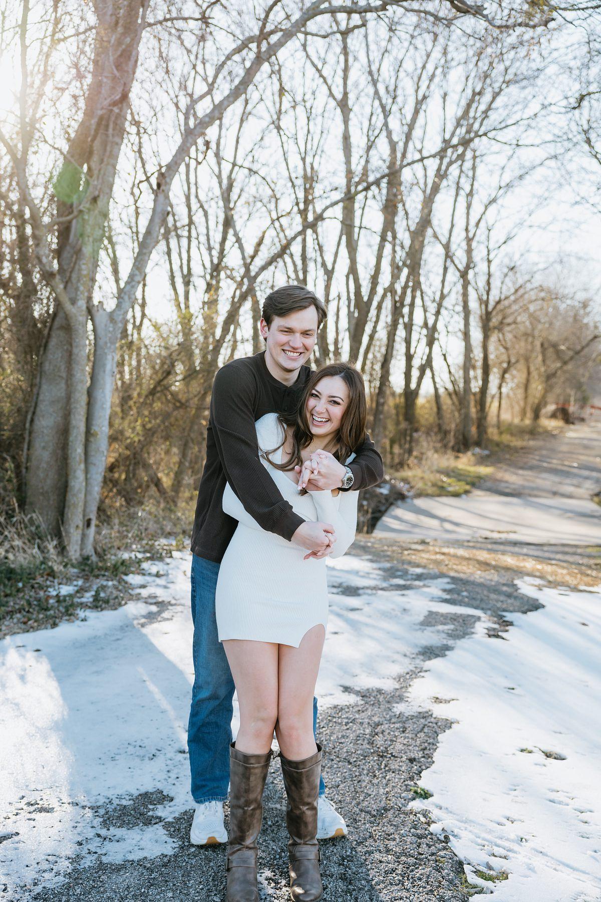 Cassidy and Jake photo shoot moment