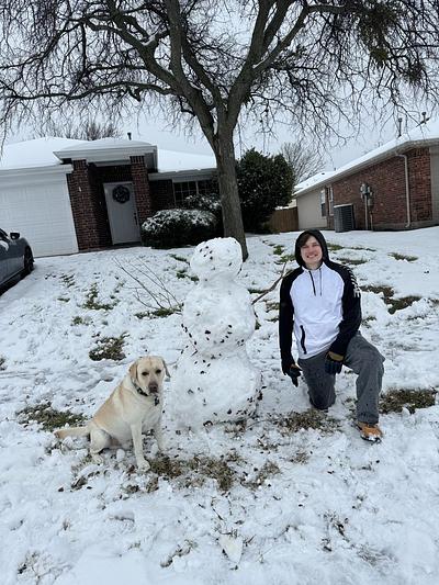 First Snow Day at Home